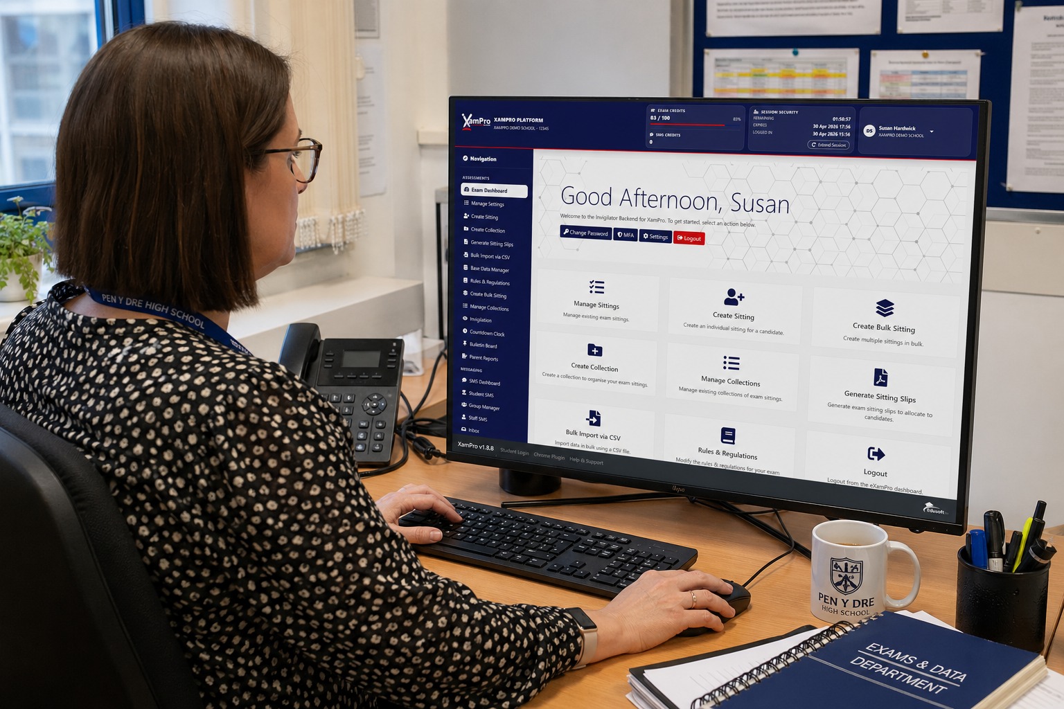 XamPro Invigilation Dashboard